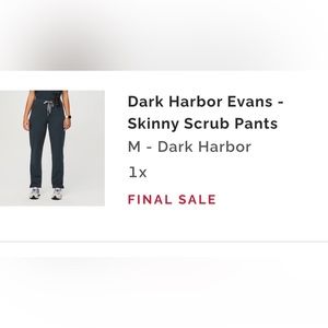 Figs Dark Harbor Medium Pants
